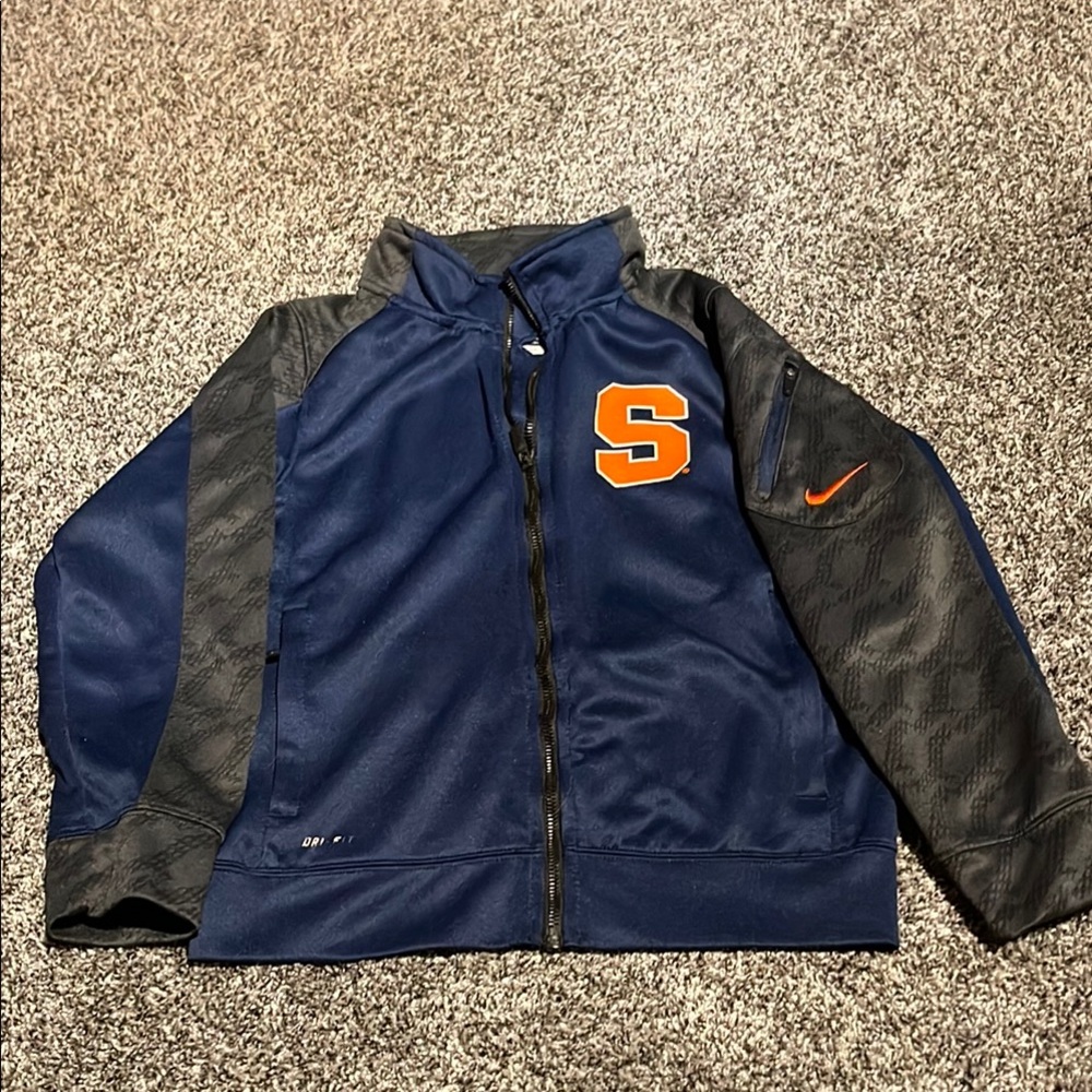 Kids NIKE SYRACUSE UNIVERSITY DRI-FIT Athletic Jacket (M)